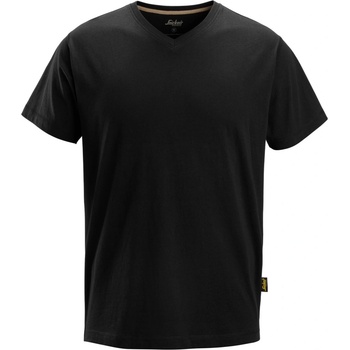 Tričko v neck čierne