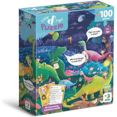 DODO s hledáním obrázků Ostrov dinosaurů 100 dílků