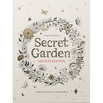 Secret Garden Artists Edition: A Pull-Out and Frame Colouring Book Basford Johanna