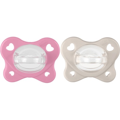 Chicco Cumlík PhysioForma® Dual Soft ružová 2 ks