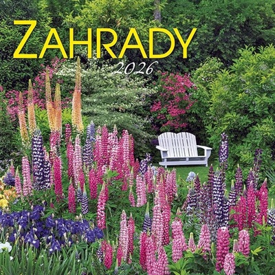 Zahrady nástěnný 33 x 33 cm 2026 – Zboží Mobilmania