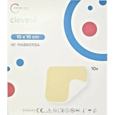 Zhende Medical Co., Ltd. clevesil 10 x 10 cm, pěnový obvaz se silikonovým rozhraním
