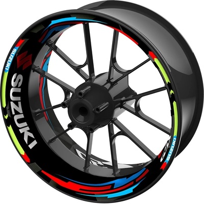 SEFIS jednodielne polepy na kolesá SUZUKI GSX-R 750 čierná