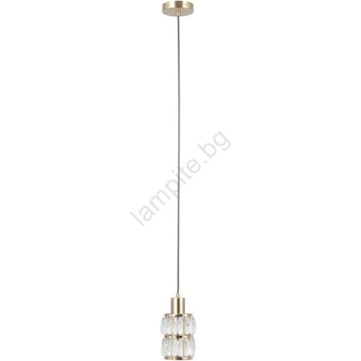 Italux PND-40668-1-HBR - Пендел на кабел ALMA 1xE27/40W/230V златен (IT0717)