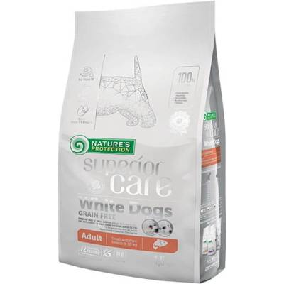 Nature's Protection NATURES PROTECTION Superior Care White Dogs Grain Free Salmon Adult Small Breeds 1, 5 кг