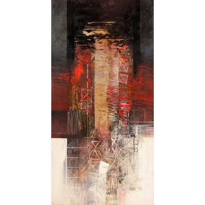 Abstraktní obraz 1 deska 35x70