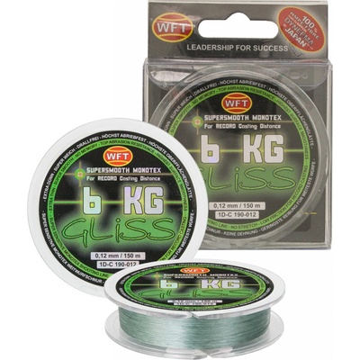 WFT GLISS KG šnúra green 150m 0,12mm 6kg