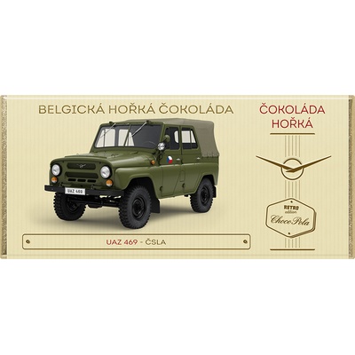 CHOCO POLA UAZ 469 ČSLA hořká 100 g