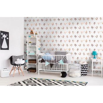 DIMEX ART s. r. o Луксозна флизелинова тапета бежови птици