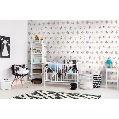 DIMEX ART Луксозна флизелинова тапета бежови птици