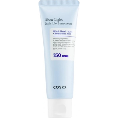 COSRX Ultra-Light Invisible Sunscreen ултра лек слънцезащитен крем за лице и тяло SPF 50+ 50ml
