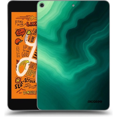 Picasee silikónový prehľadný obal pre Apple iPad mini 2019 5. gen Malachite