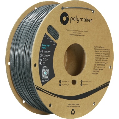 Polymaker PolyLite ABS Galaxy Dark Grey - 1, 75 mm / 1000 g (PE01037)