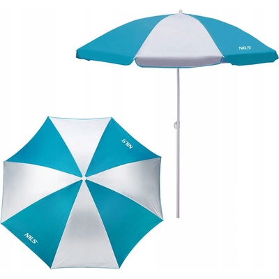 Slunečník NILS Camp NC7813 světle modrý, 160 cm – Zboží Dáma