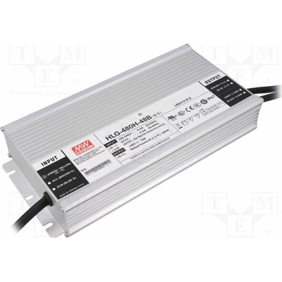 MEAN WELL HLG-480H-48B Napájecí zdroj: spínaný; LED; 480W; 48VDC; 10A; 90÷305VAC; IP67