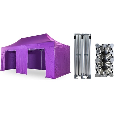 Tentino Big Hexagon 3 x 6 m /6 nôh fialová