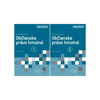Občianske právo hmotné 1.+ 2. diel - Peter Vojčík a kolektív autorov