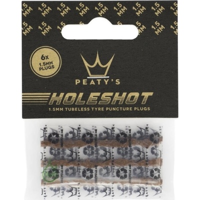 PEATY'S HOLESHOT Tubeless PUNCTURE PLUGGER REFILL PACK 6X 1.5MM PPR-TPP-RP1-12 00085920_1_1