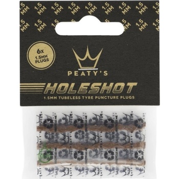 PEATY'S HOLESHOT Tubeless PUNCTURE PLUGGER REFILL PACK 6X 1.5MM PPR-TPP-RP1-12 00085920_1_1