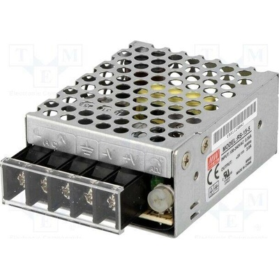MEAN WELL RS-15-5 Napájecí zdroj: spínaný; k vestavbě,modulový; 15W; 5VDC; 3A; OUT: 1