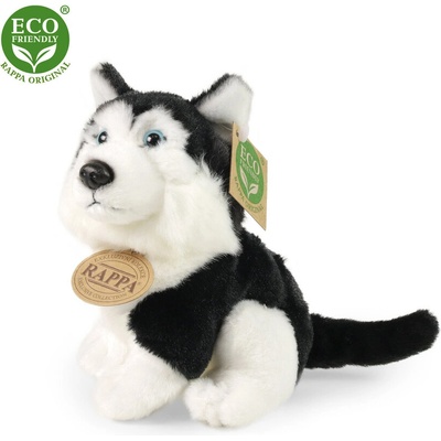 Rappa Плюшено Хъски, черно, 16 см. , серия Еко приятели (209749-2)