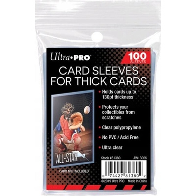 Ultra Pro Soft Sleeves Thick 180 pt + Obaly 100 ks