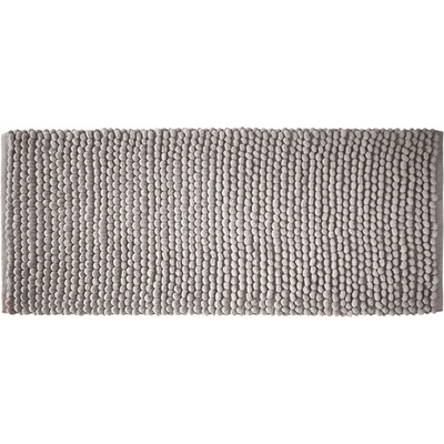 Bianca Сив килим за баня 50x120 cm Aspen Bobble - Bianca (BR/58977/R/BM120/GY)