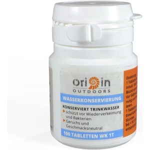 Origin Outdoors Дезинфекция на вода 100 таблетки WK 1T (810444)