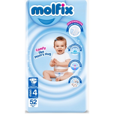 Molfix Бебешки пелени Molfix 4 - 52 броя
