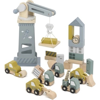 Label Label kostky Staveniště