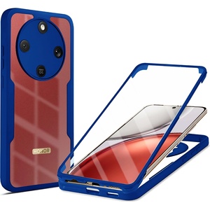 Techsuit Калъф за Honor Magic8 Lite - Techsuit ColorVerse 360 Series + Протектор - Син