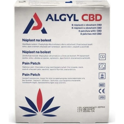 Algyl CBD náplast na bolest 8 ks