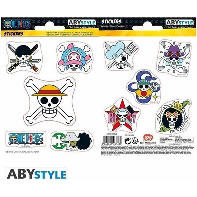 One Piece samolepky Straw Hat Skulls