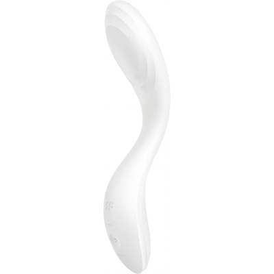 Satisfyer Rrrolling - вибратор за G-точка с движещи топчета (бял)