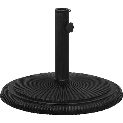 vidaXL Основа за чадър, черна, 45x45x30 см, чугун (317772)