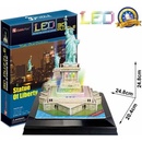 CubicFun 3D puzzle svítíví Socha Slobody 37 ks
