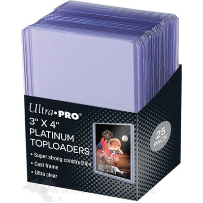 Ultra Pro Toploader 3x4 Ultra Clear Platinum obaly 25 ks