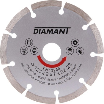 M.A.T Diamantový kotouč segmentový 125 x 22,2 mm 556863
