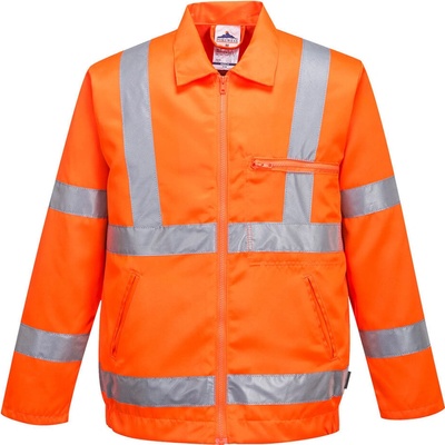 Portwest RT40 reflexná vetrovka Hi Vis RIS oranžová
