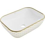 Mexen Rita 45x32 cm white/gold (21084509)