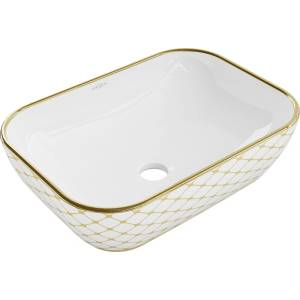 Mexen Rita 45x32 cm white/gold (21084509)