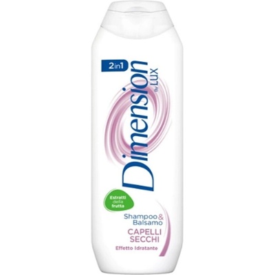 Dimension by Lux 2in1 šampón a kondicionér 2 v1 pre suché vlasy 250 ml