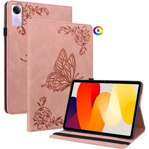 Xiaomi Redmi Pad SE 11 Butterfly Flower Кожен Калъф и Протектор