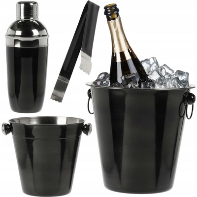 BARMANSKÁ SADA 4 ks: kyblík na led, SHAKER COOLER