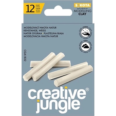 SaKOTA Памучни топчета creative jungle сиви естествени 200 г 12 броя cga1832 (cga1832)