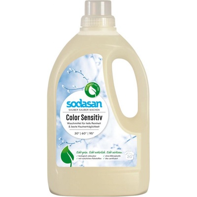 Sodasan Color sensitive tekutý prací prostředek na barevné prádlo bez esenciálních olejů 1,5 l
