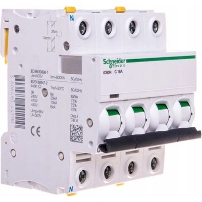 Schneider Electric A9F04716 Acti9 iC60N 3P+N 16A C 6kA