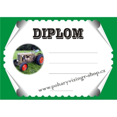 VIZINGR Traktor diplom č.4