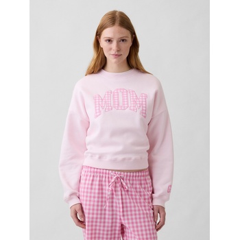 GAP Oversize суитшърт с лого Mom GAP GAP | Rozov | ЖЕНИ | M