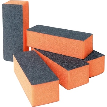 SNB Professional Блок пила за нокти, 100-180 grit, оранжева, 1 брой
